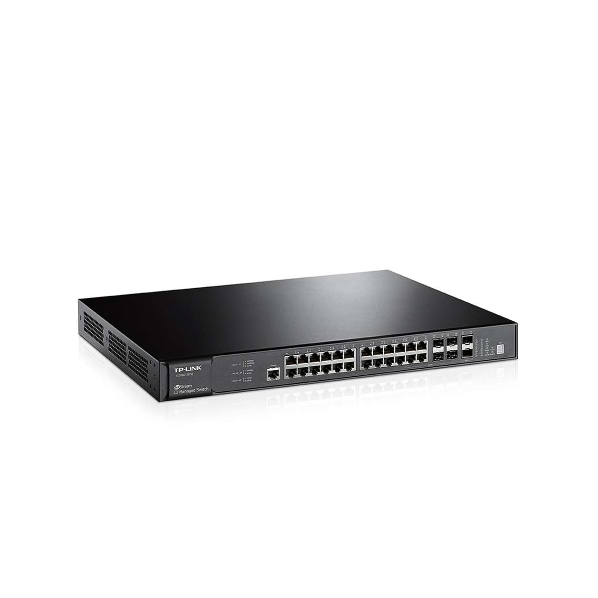 سوئیچ شبکه مدیریتی 28 پورت تی پی لینک مدل T3700G-28TQ-2
